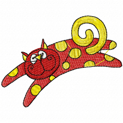 Cats Embroidery Design 5 Cats Embroidery Design 5